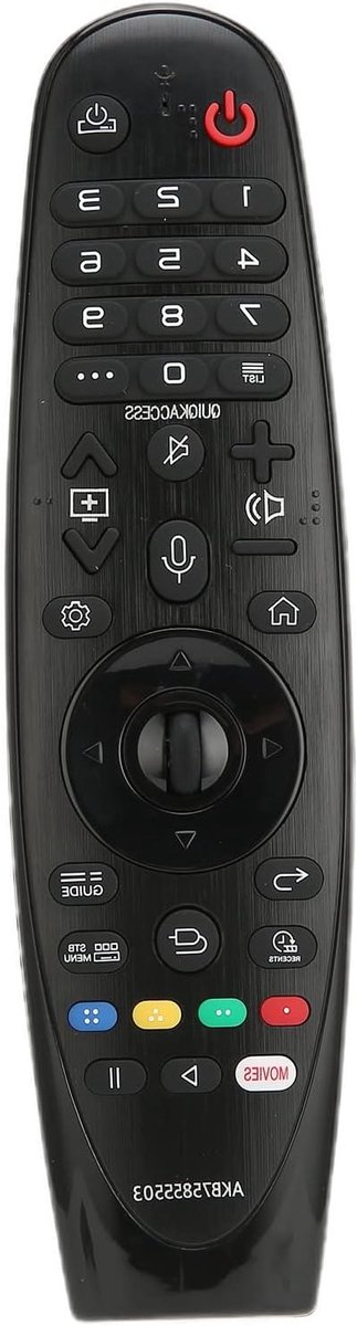Vervangende afstandsbediening voor LG televisies, compatibel met MR20GA, UN804, UN81 en meer, ideaal voor eenvoudig gebruik en optimale functionaliteit