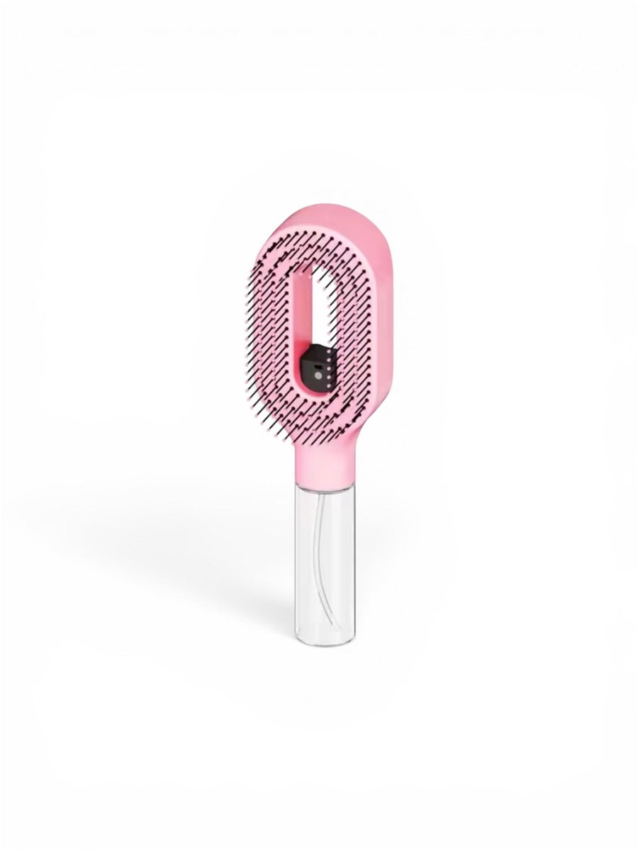 Actica - Haarborstel - Roze - 2 in 1 - Waterspray - Spuitfles - Ontklittende kam