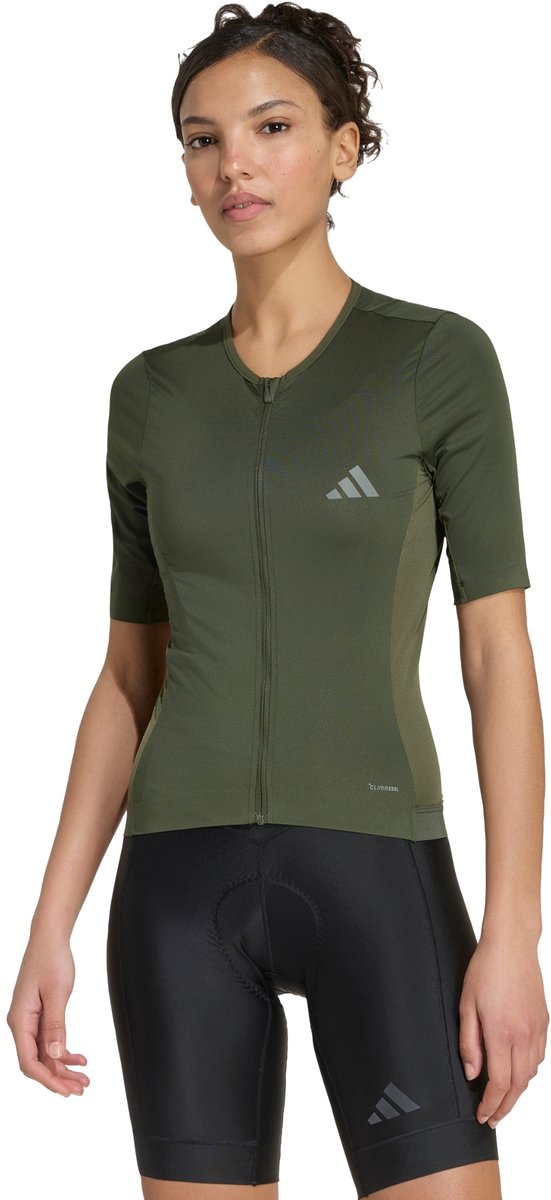 Adidas Performance Tempo Wielrenshirt Dames Groen