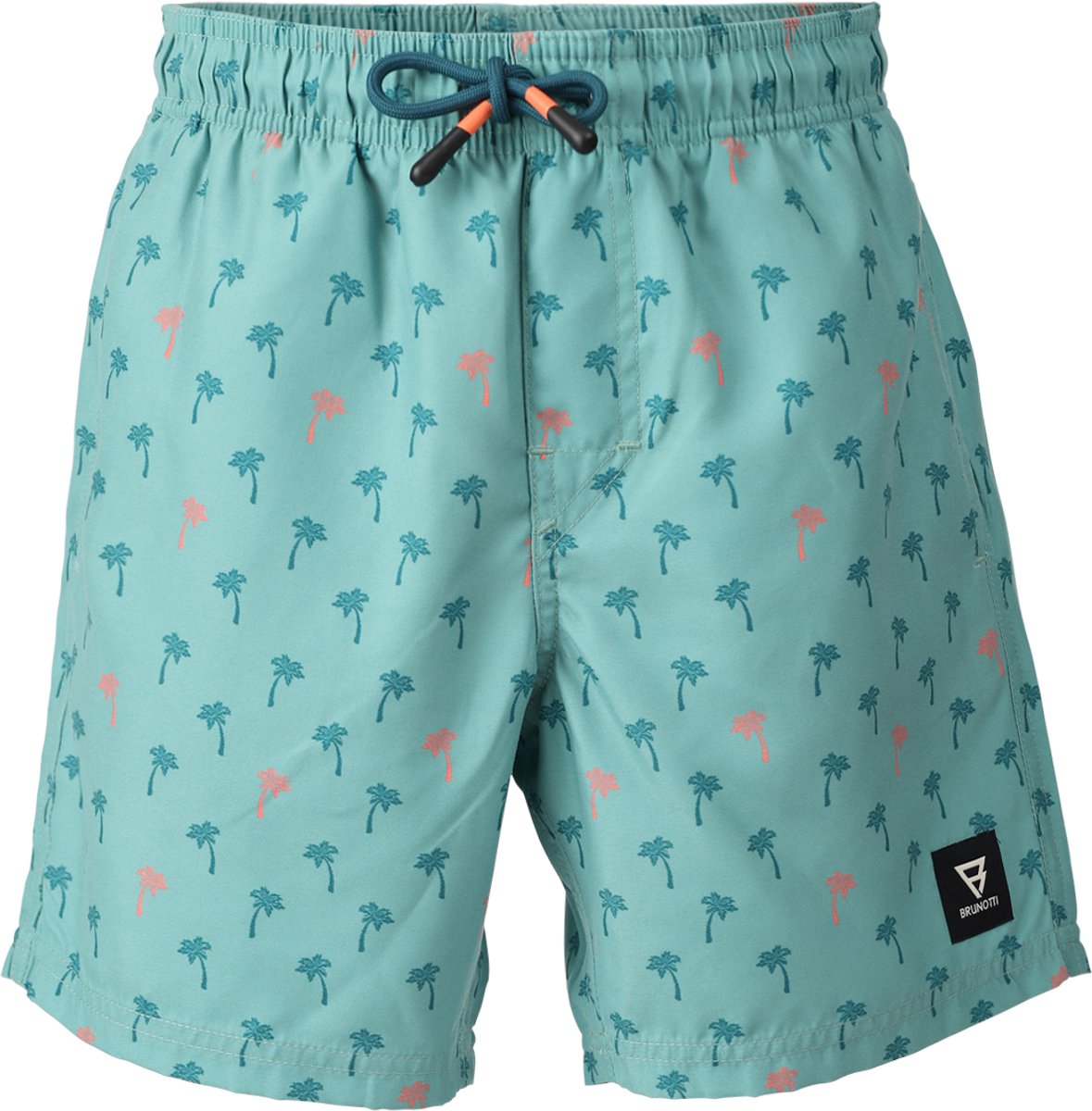 Brunotti Cestery-Palm Boys Swim Shorts Bottle 140 Groen