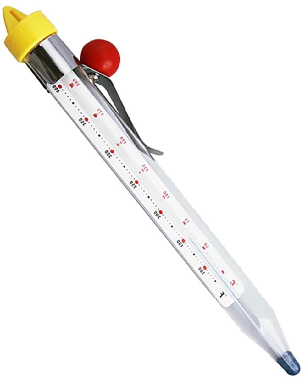 Digitale Bakthermometer met Glasklem, Ideaal voor Suiker, Snoep en Koken, Geschikt voor Potten en Vaten