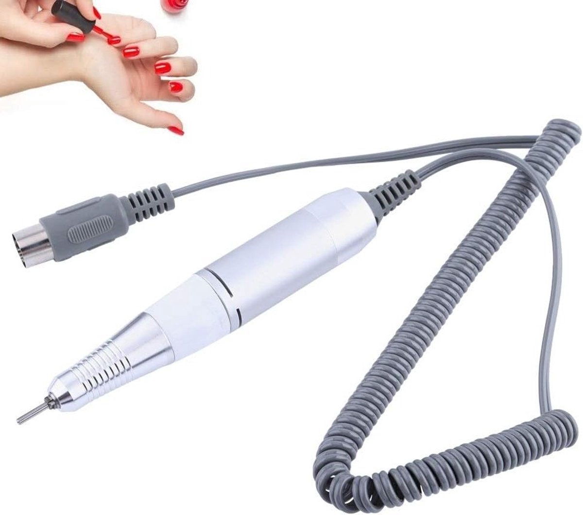 Professionele Elektrische Manicure en Pedicure Boor met Vervangbare Handstuk voor Nagels en Voetzorg