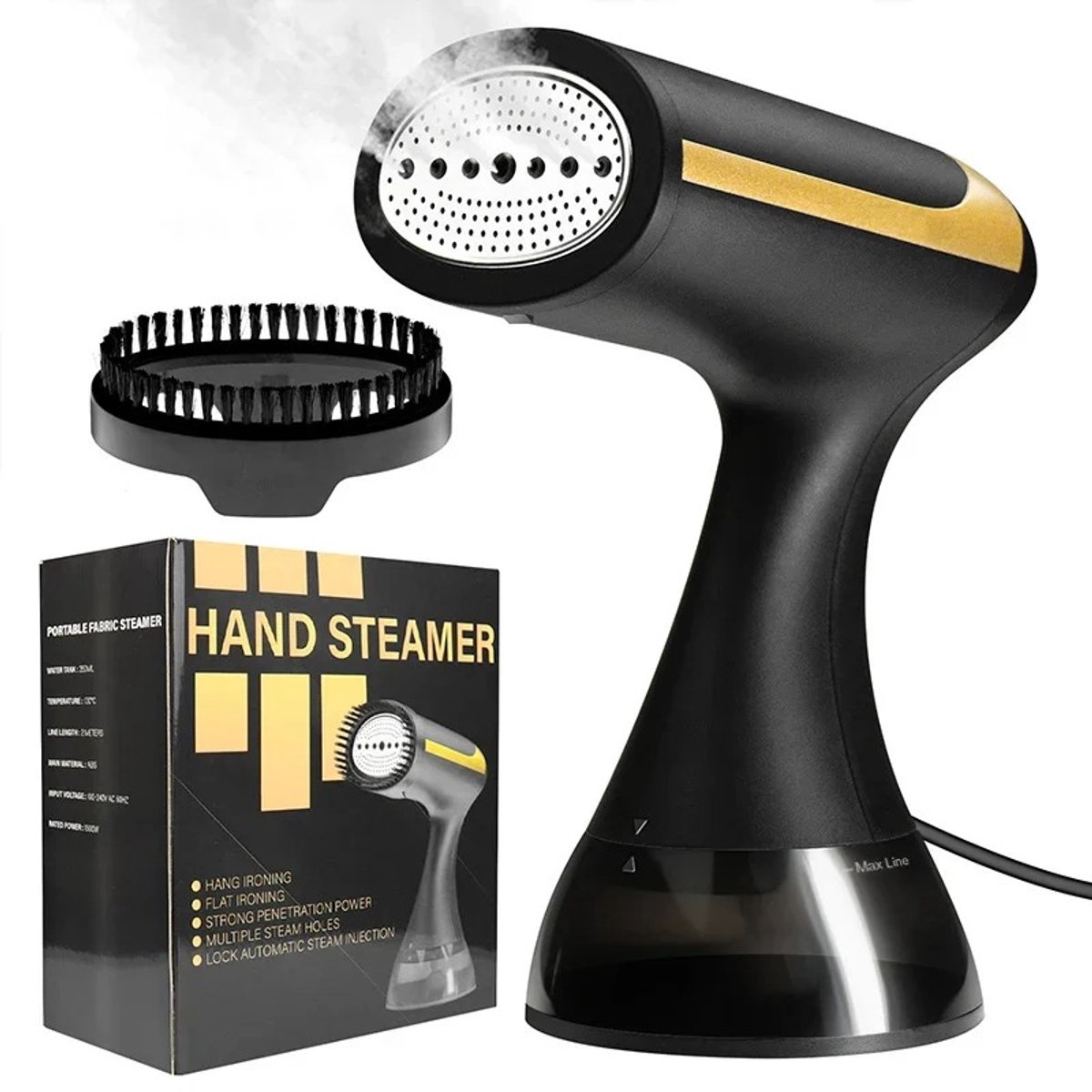 Pelor Handstomer 1300W - Kledingstomer - Draagbare Stoomstrijker - 350ml Watertank - Snel Opwarmen - Voor Kleding