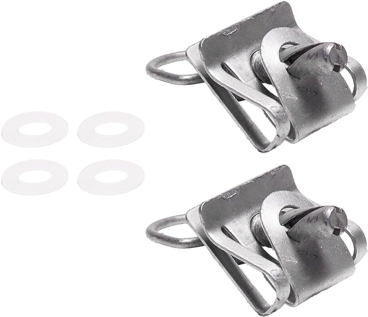 2 Pairs Schroefmoeren voor Motorkap met Bevestigingsschroeven, Geschikt voor Smart Fortwo 2007-2015, Duurzaam en Betrouwbaar Accessoire