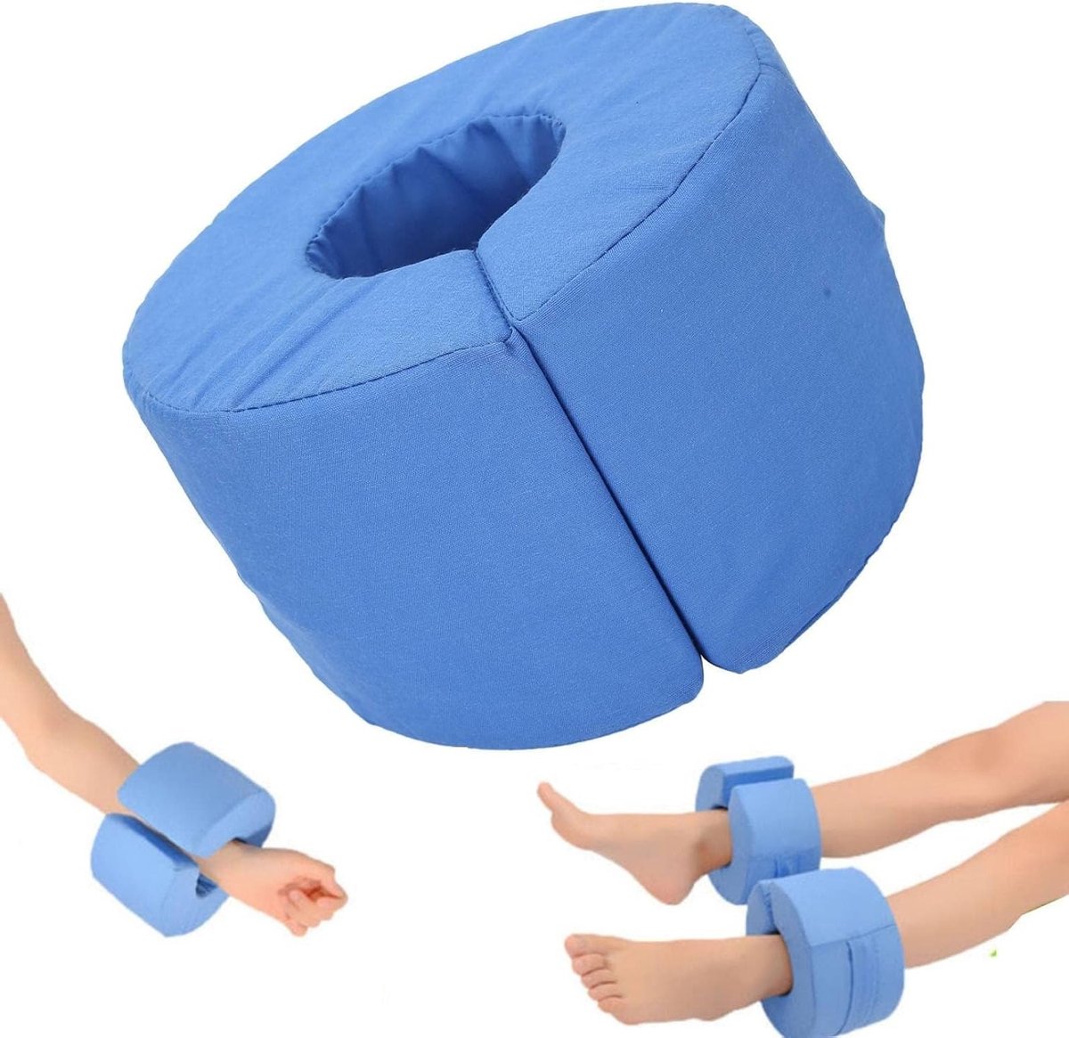 Cotton cover hand en enkel kussen voor ondersteuning en stabilisatie van benen, duurzaam en praktisch