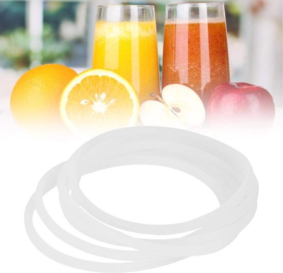 Flexibele O-Ringen Vervangingsgaskets - Rubberafdichtingen voor Blender, Keukenapparatuur en Mixers - Set van 6 Stuks — afbeelding 4