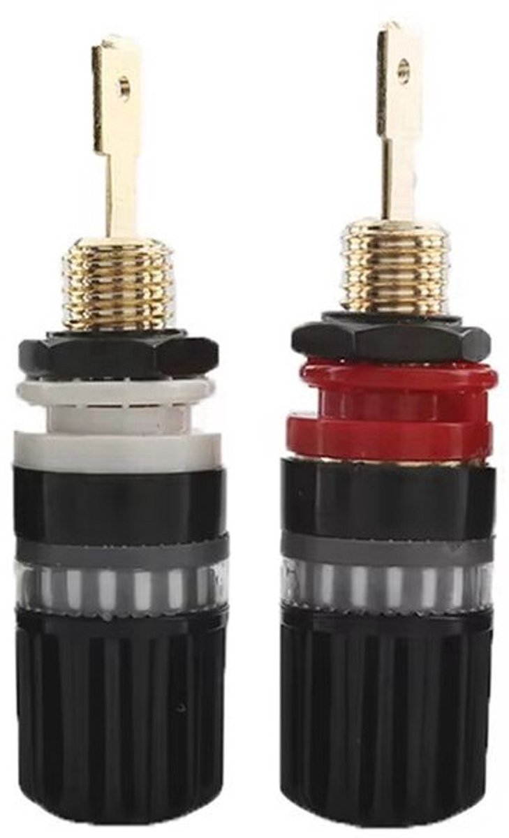 Hoogwaardige luidsprekerterminals, audiofiele versterkerluidsprekerterminals, audio-adapter Geschikt voor banaanstekker