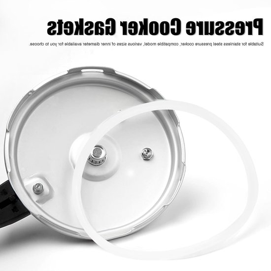 Duurzame Siliconen Afsluitring voor Snelkookpannen, Vervangring voor Aluminium Drukpannen (22cm) - Ideaal voor Koken en Stomen — afbeelding 5
