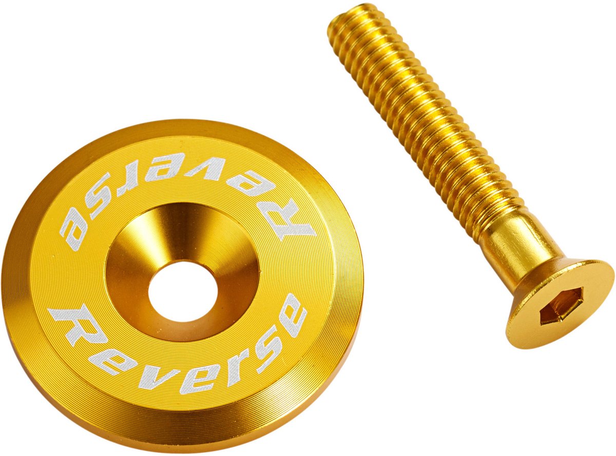 Reverse Ahead Cap With Screw Gold - UNI