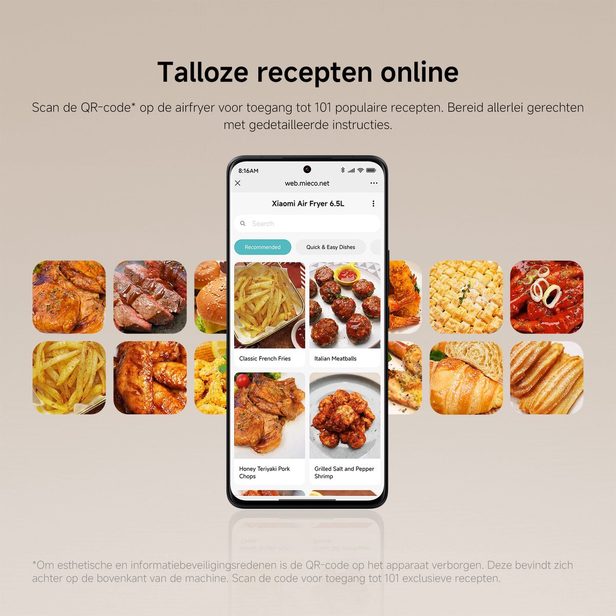 Xiaomi Smart Air Fryer Pro 6.5L Airfryer met Dubbele Lade - afbeelding 2