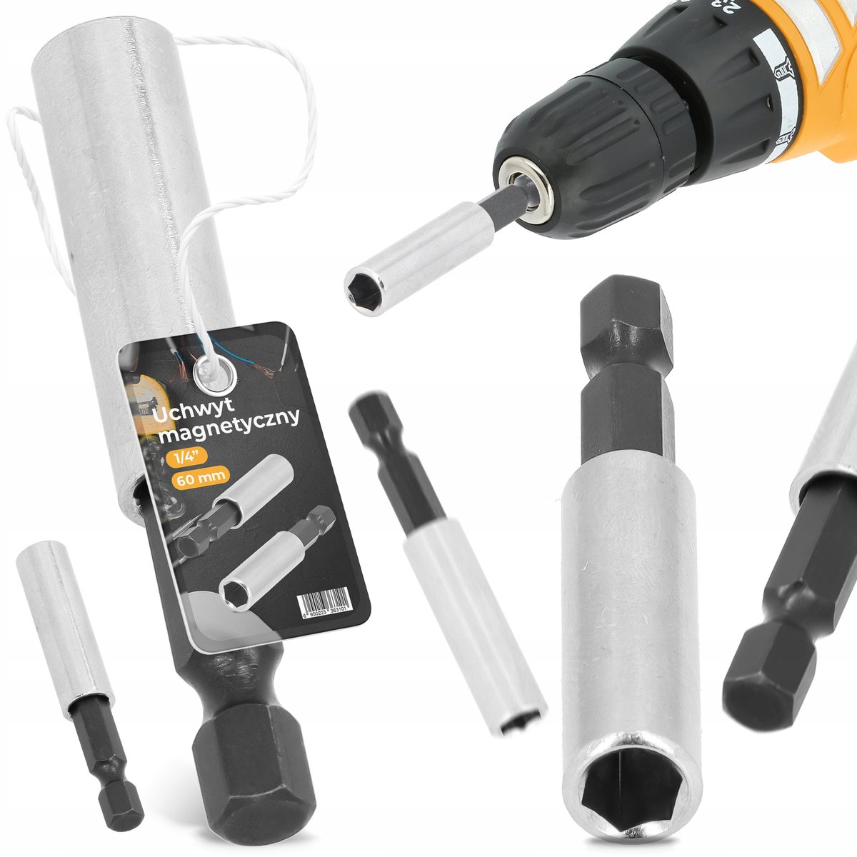 Magnetisch Bitverlengstuk 1/4" HEX 60mm - Sterke Magneet