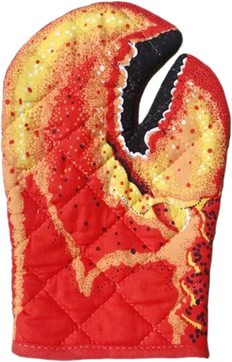 Ovenwanten - Keukenhandschoenen - Hittebestendig Koken - Kreeftklauw Design - 25x16 cm - Meerdere Kleuren