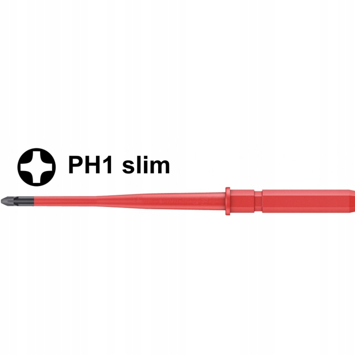 Wera Wisselbit Slim PH1 VDE 62 iS 154 mm - Geïsoleerd