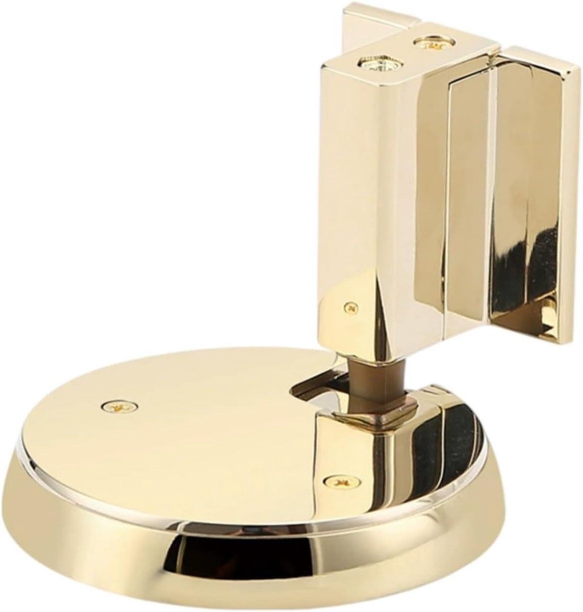 Magnetische Deurstopper - Deurhouder Muurbeschermer - Muren Beschermen - Geen Boor Installatie - 13 x 8 x 2 cm - Goud