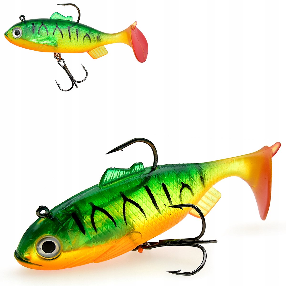 Gevist kunstaas Kopyto 8 cm 19,5 g met jighaak en bagger