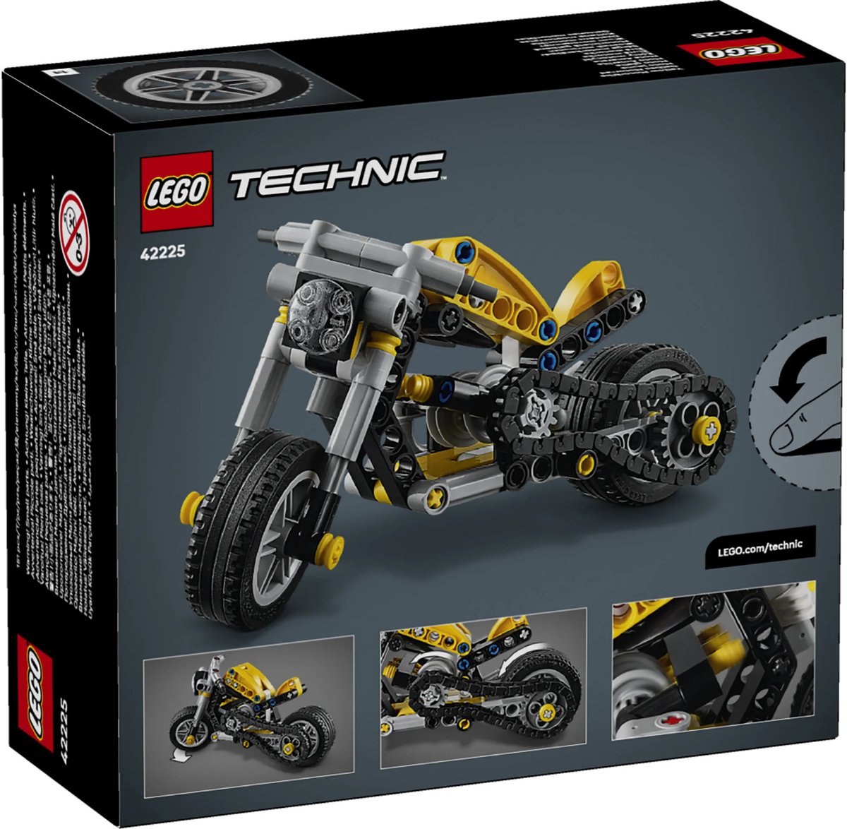 LEGO Technic - Gele Motor Speelgoed voor Kinderen vanaf 7 Jaar - 42225 — afbeelding 10