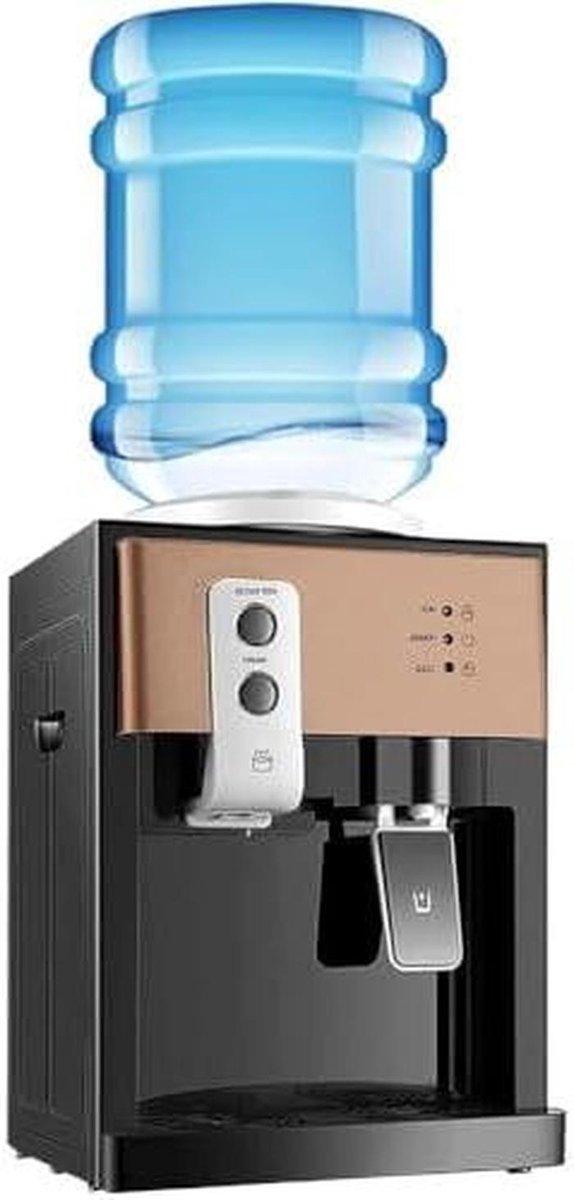 Waterdispenser 3-in-1 - Koeler Warmer - Drinken Verfrissen - Kinderslot Roestvrijstaal - Flessen 1-5 Gallon - Zilver