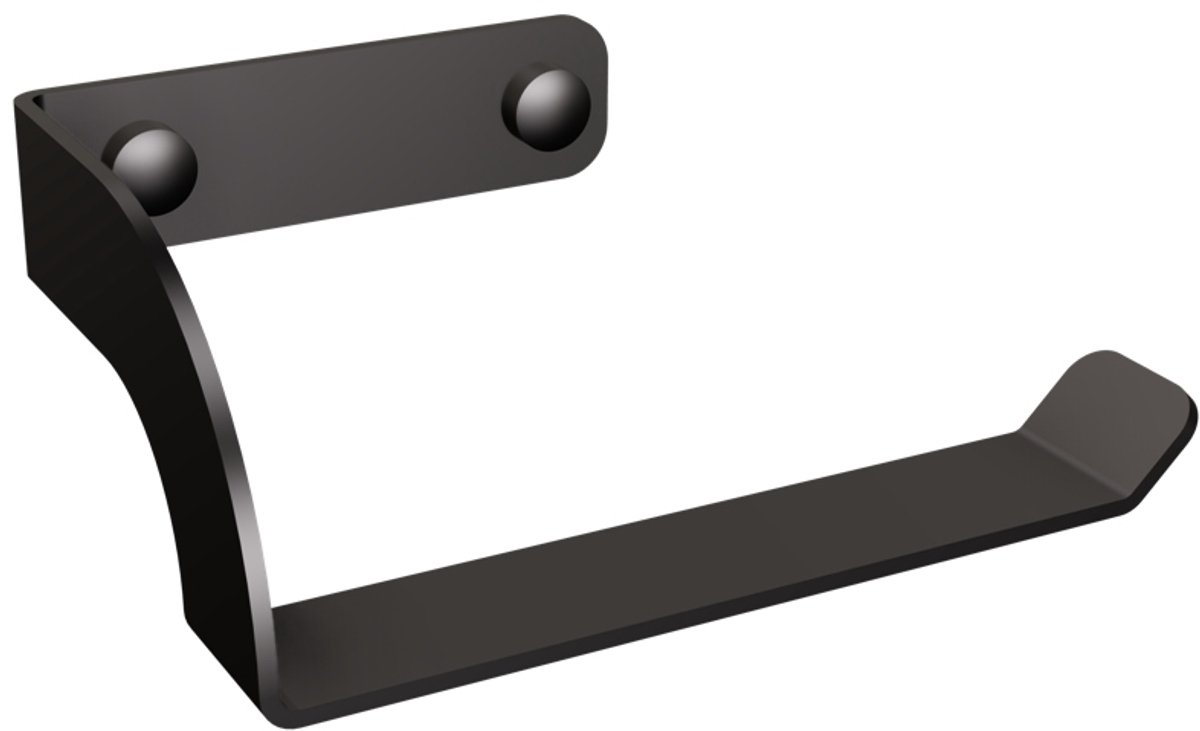 Andex Technic 313/NG Zwart Toiletrolhouder - Mat Zwart