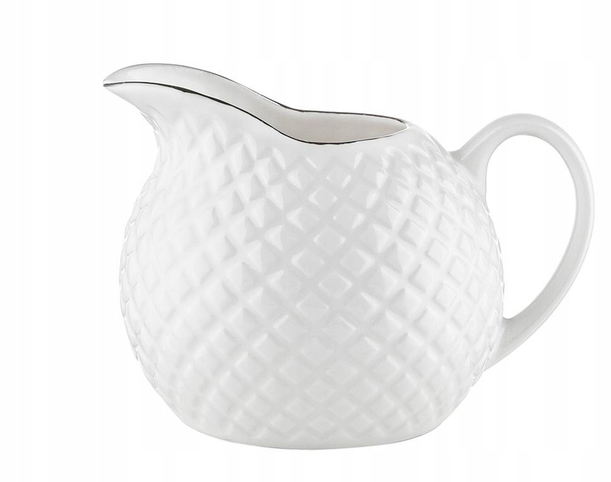 Florina Tiffany Platinium Melkkan 310ml - Elegant porselein