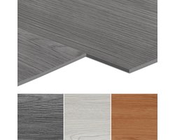 Vinylvloer PVC zelfklevend night oak 18 stuks 91,5×15,2cm