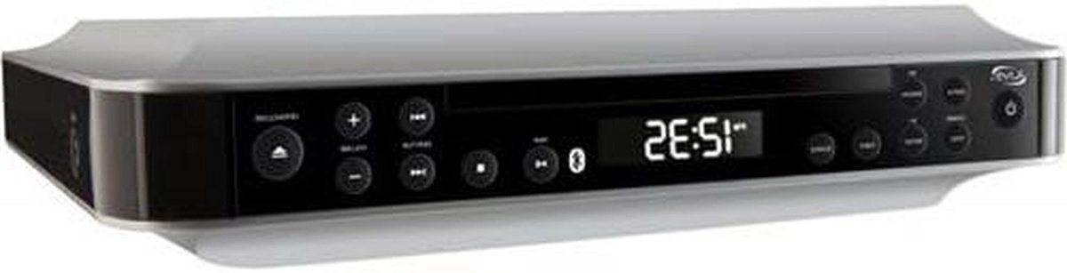Keuken Klokradio - Onderbouw Muziek - Koken en Ontspannen - Met CD en Bluetooth - Niet gespecificeerd - Zwart