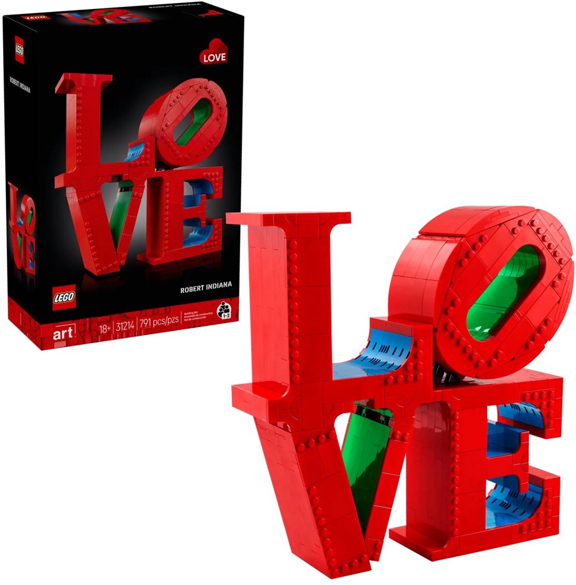 LEGO Art LOVE Woonaccessoire Decoratie Bouwpakket voor Volwassenen, Valentijnscadeau - 31214 — afbeelding 25