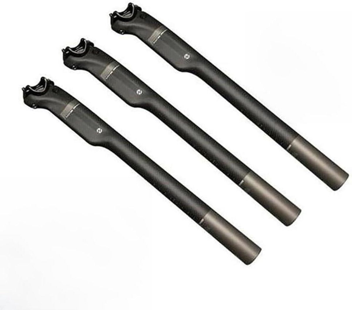 Fiets Zadelpen - Carbon Onderdeel - Fietsen Verbeteren - Ultralicht Materiaal - 27.2 30.8 31.6mm - Mat Zwart
