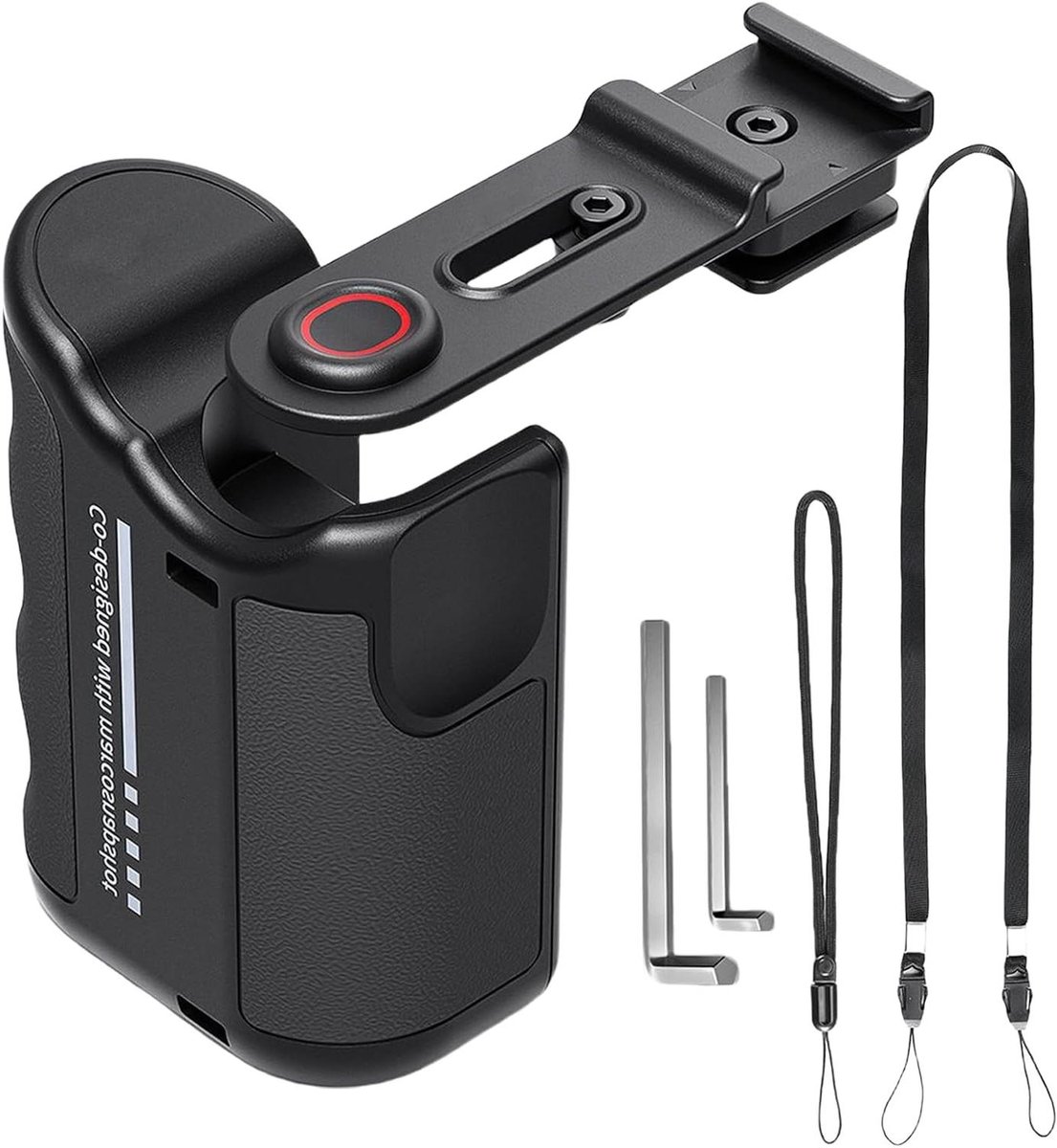 Camera Kooi Handvat - Zijgreep Stabilisator - Vlog Video Selfie - Modulaire Integratie - 12 x 7 x 5 cm