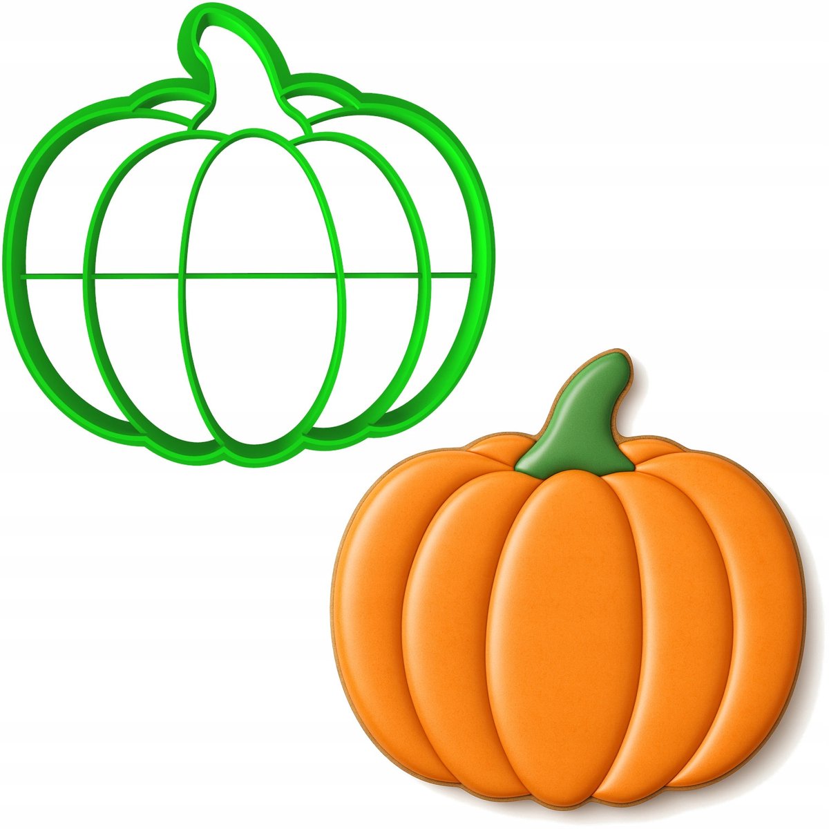 Halloween Koekjesvorm - Pompoen 8cm