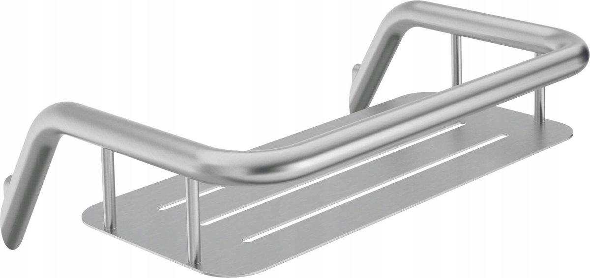 Deante Silia douche-organizer - Geborsteld Staal