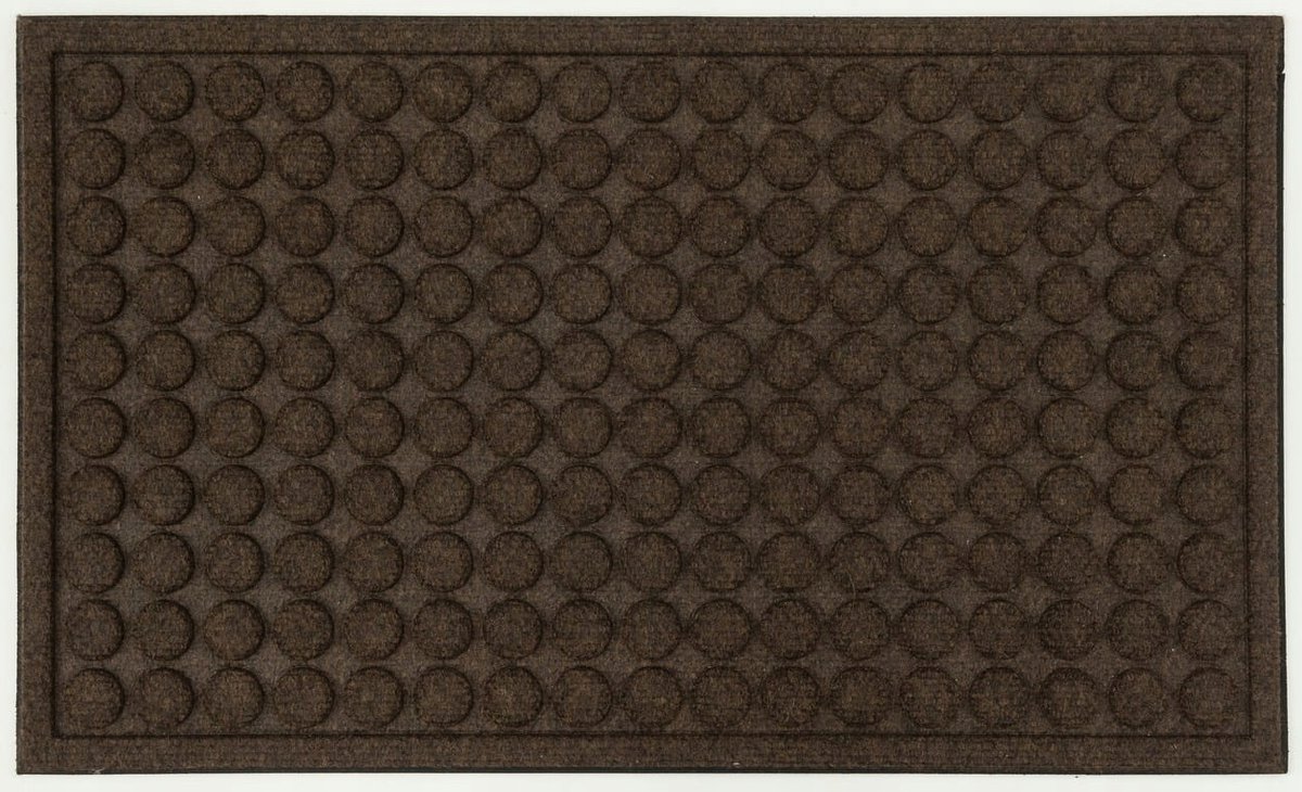 Woonmat Contours Rond 45x75 cm - Duurzaam Gerecycled Rubber