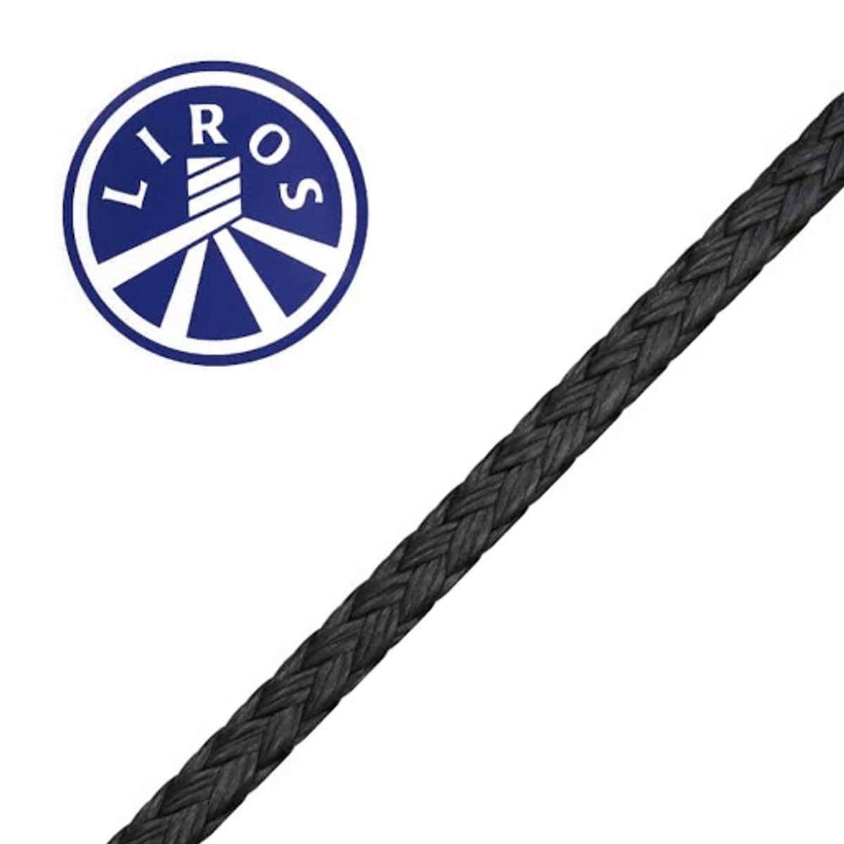 Liros D-Pro Dyneema Lijn 2mm Zwart - Hoge Kwaliteit Zeilkoord