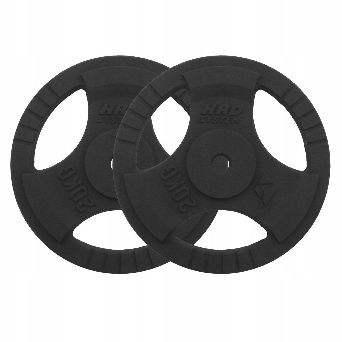 HRD-systeem 40 kg gietijzeren halterset met greep van 29 mm