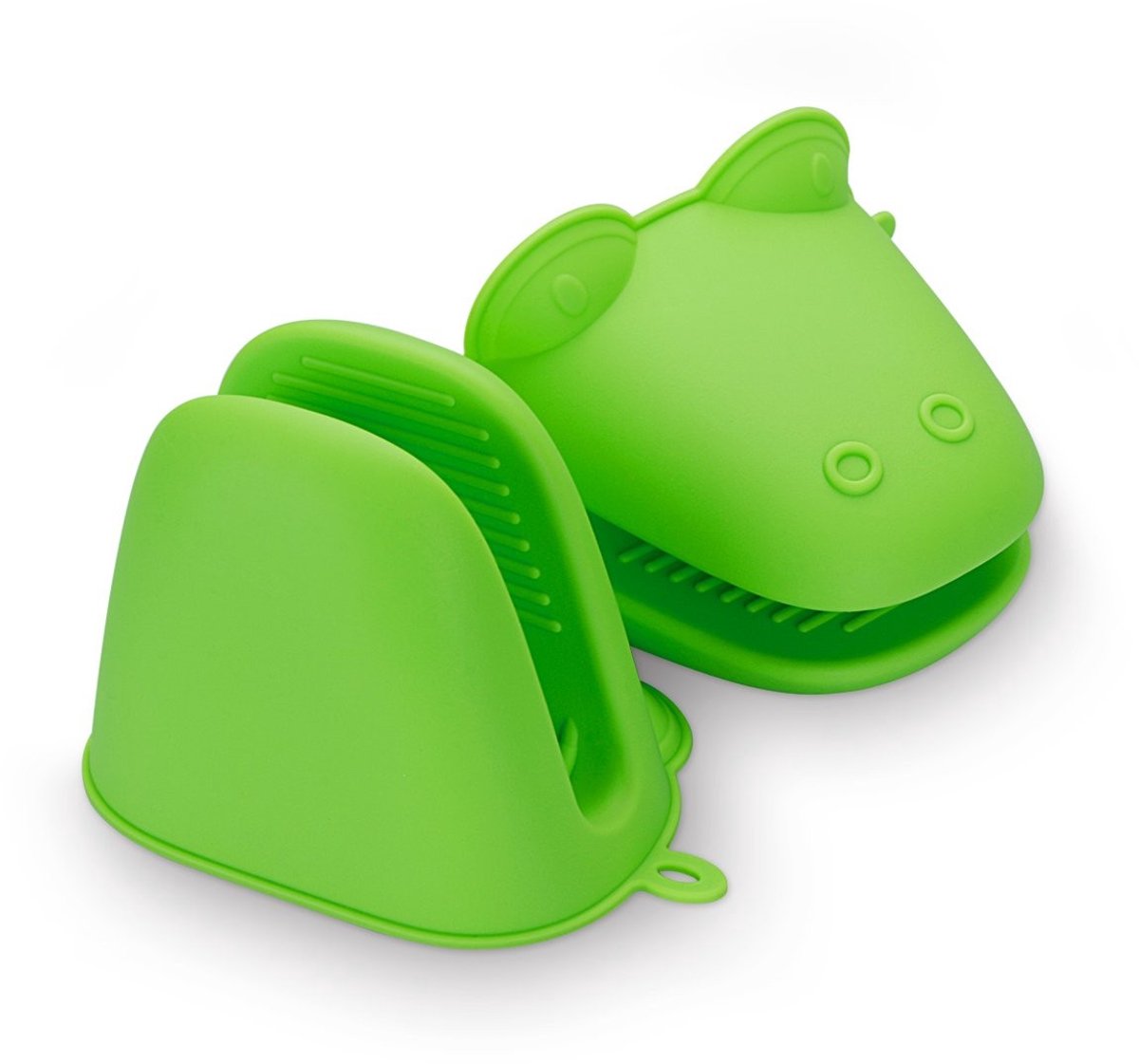 BRENZOOS- Ovenhandschoenen Hittebestendig - Siliconen/Antislip - 2 Stuks - Kikkerontwerp/Vuurrood - Tot 230 Graden - Onderhoudsvriendelijk - Pannenlap
