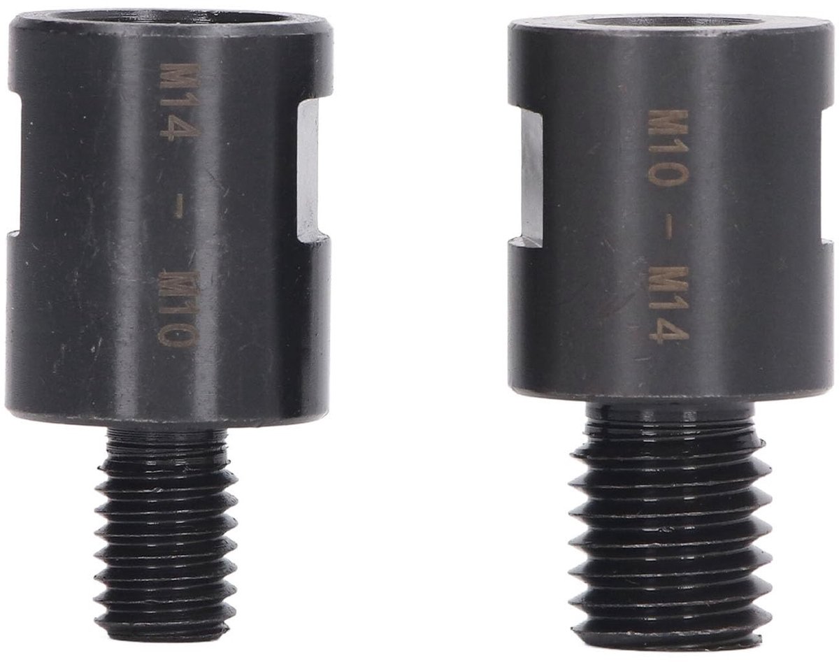 JHUBERS - M14 Naar M10 Draadadapter - Booradapter - Betrouwbare verbinding - 15 x 10 x 2 cm - Draadconversie - Geschikt voor gereedschap - Stabiele...