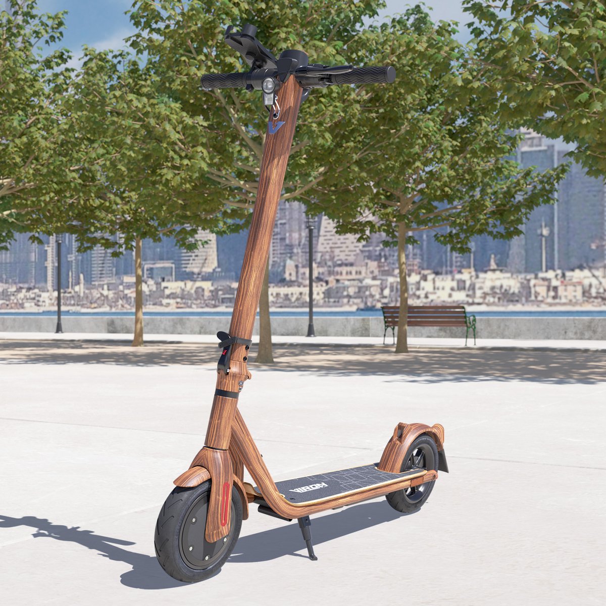 E-scooter Viron XI-700-S in houtlook