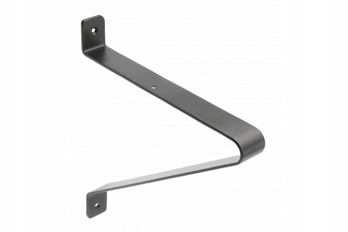 GTV Gala Wandsteun voor Plank - Zwart Metaal - 30kg Belasting
