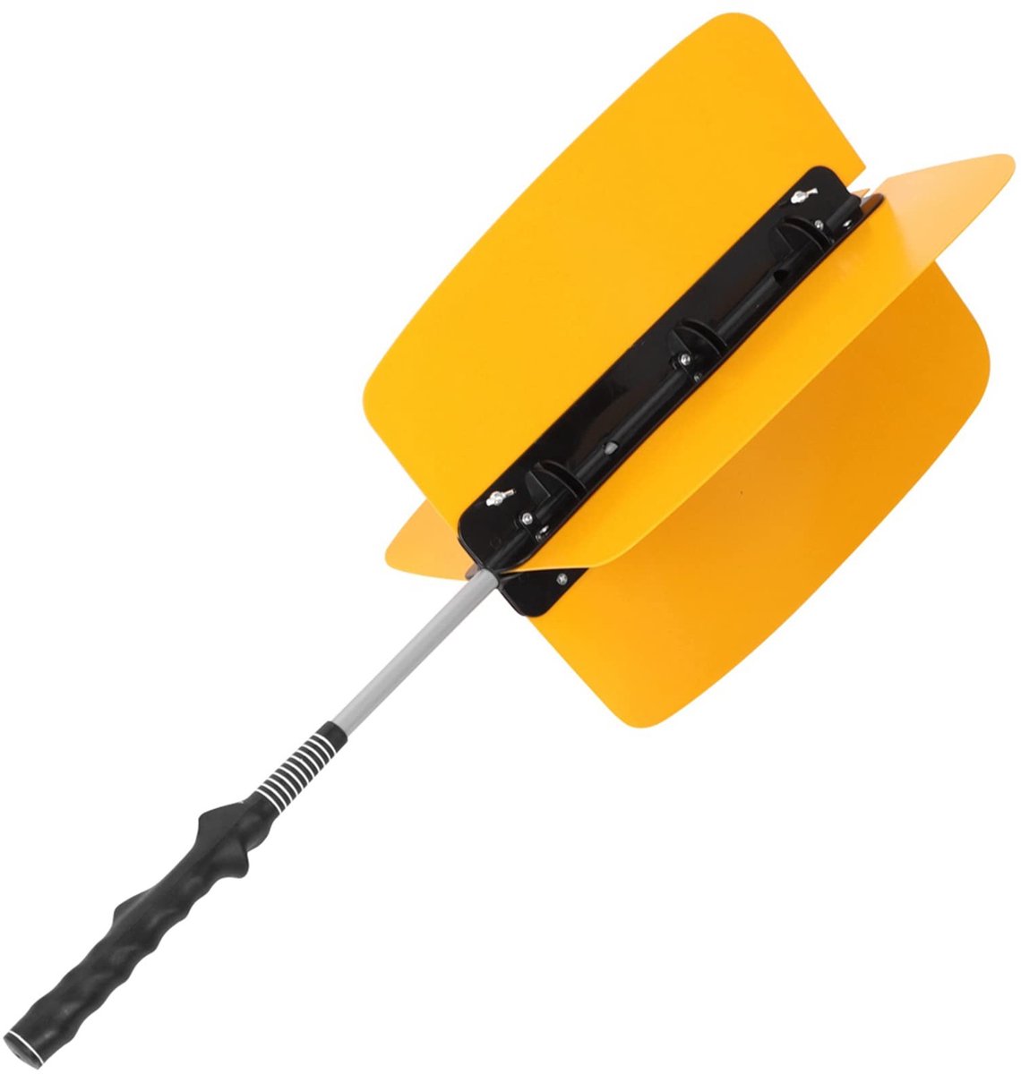 Dailygoods- Golf Fan - Golf Training Tool - Wind Swing Fan - Praktische Accessoire - Draagbaar - Geel Kleur - Golftraining