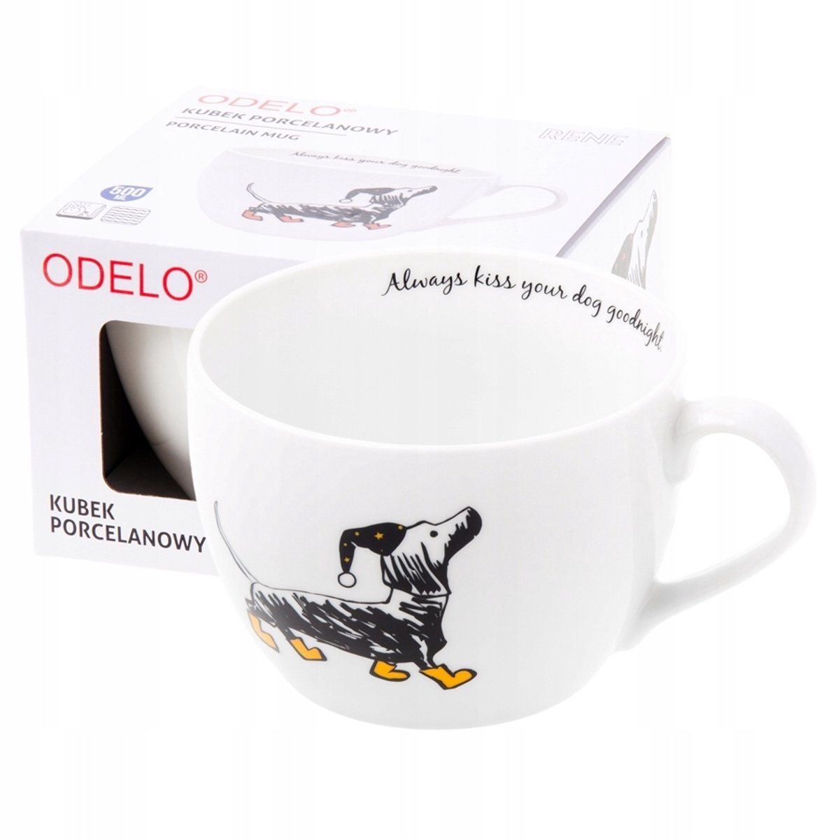 Porseleinen Mok Hondenthema 500ml - Perfect cadeau