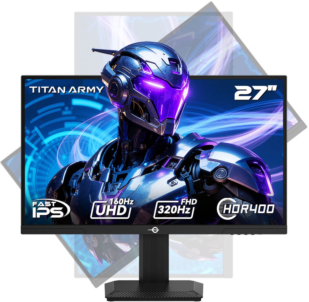 TITAN ARM P2712V Plat 16:9 Fast IPS UHD 160Hz Dual mode FHD 320Hz Gamingmonitor