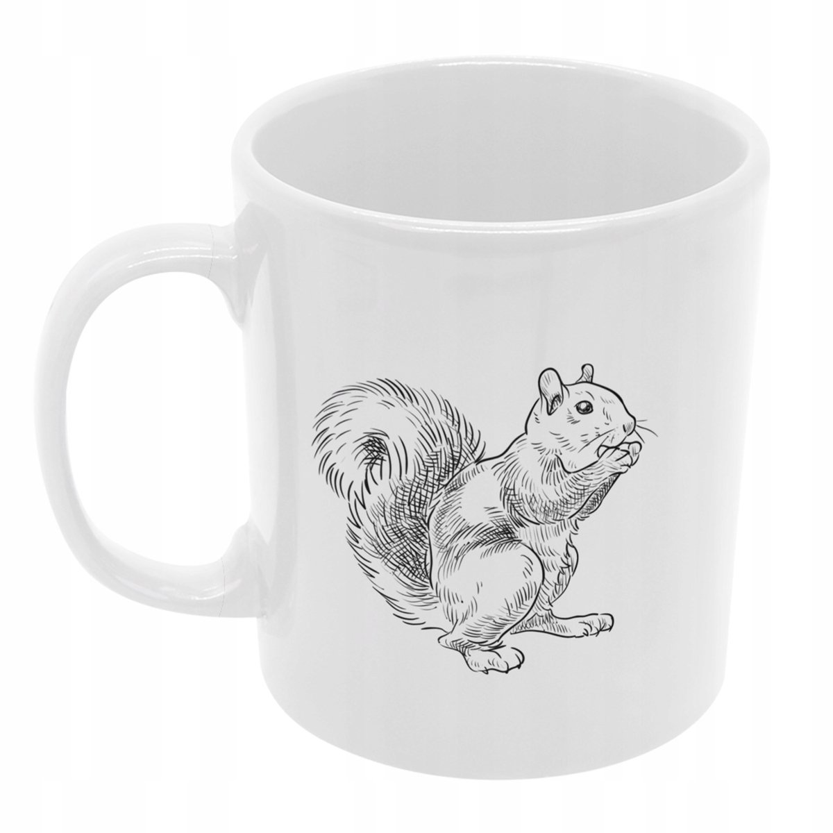 Keramische Mok met Eekhoorn - Uniek Cadeau voor Koffie en Thee