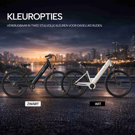 Galaxy C1 Elektrische Fiets 27.5 Inch - 36V 13Ah Accu - Actieradius tot 50 km - Shimano 7 Versnellingen - 250W Motor - Verende Voorvork - LCD Display - Mechanische Schijfremmen-zwart van galaxy — afbeelding 3