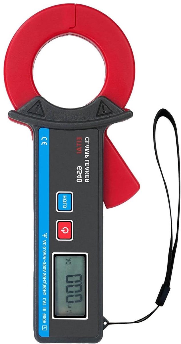 Lekstroomtang - Stroomtang - Elektrische Inspectie - Hoge Resolutie - Φ40 mm - Grijs
