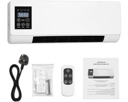 Luchtkoeler Ventilator - Wandmodel Koeler - Comfort Verhogend - Zonder Installatie - Compact Ontwerp - Wit