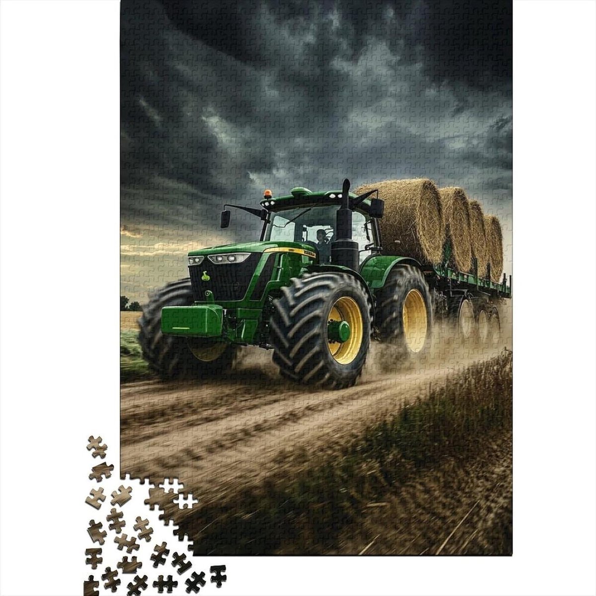 Legpuzzel Boerderij - 1000 Stukjes - Ontspanning Thuis - Pedagogisch Spel - 38 x 26 cm - Kleurrijk