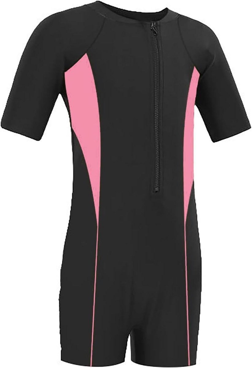 Zwemshirt Kinderen - Surfpak Duikpak - Waterpret Bescherming - Neopreen Materiaal - 150 g Pakket - Zwart