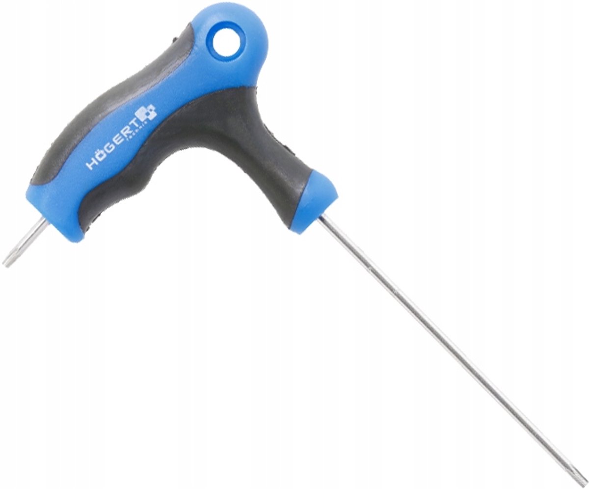 Hoegert Torx Beveiliging T-Sleutel, Lang, T9
