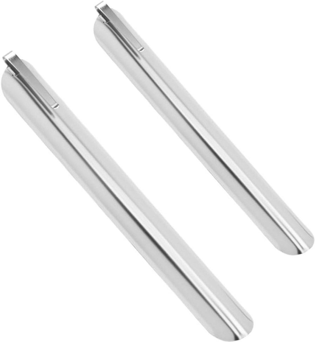 Tafelkruimelvegers - Kruimelreiniger - Snel Tafels Schoonmaken - Met Zakclip - 2 Stuks - Zilverkleurig