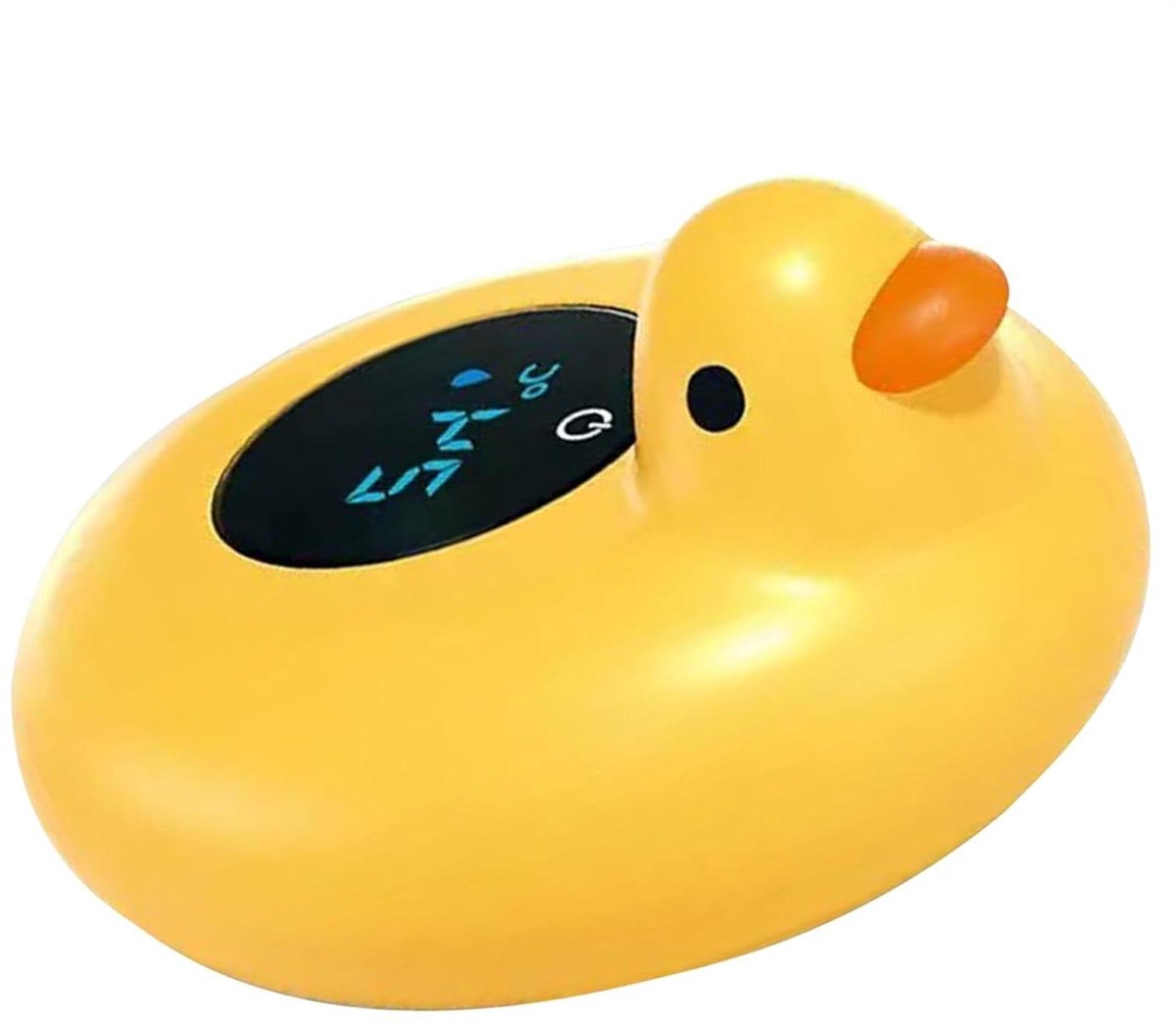 Badthermometer Dier - Watertemperatuurmeter Baby - Veilig Baden - Automatische Activering - 12 cm - Eendengeel