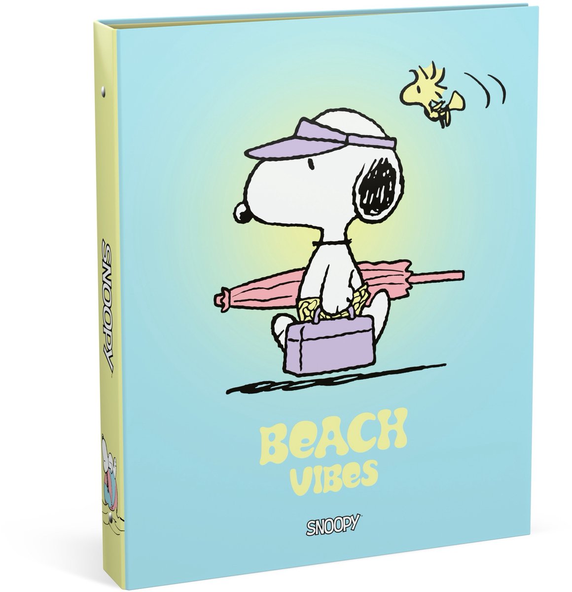 Snoopy Ringband A4 - blauw - 23 ringen
